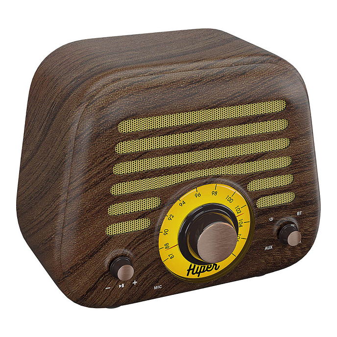 Портативная колонка Hiper RETRO L Wooden - рис.0