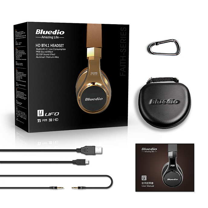 Беспроводные наушники Bluedio Ufo U Gold - рис.9