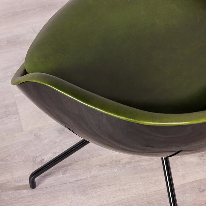 Кресло для прослушивания F2F Аэро Glossy Black Green - рис.9