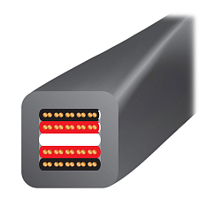 Кабель Wireworld Equinox 8 Biwire Banana - Banana 2.5 m