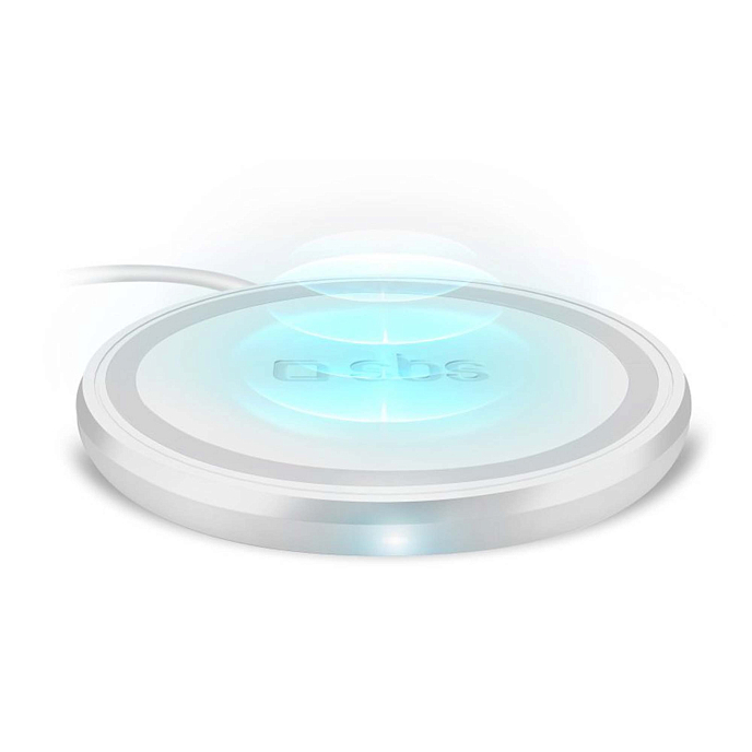 Беспроводная зарядка SBS 15W Wireless Base White - рис.0