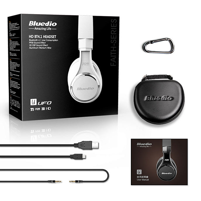 Беспроводные наушники Bluedio Ufo U White - рис.8