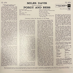 Пластинка Miles Davis – Porgy And Bess LP
