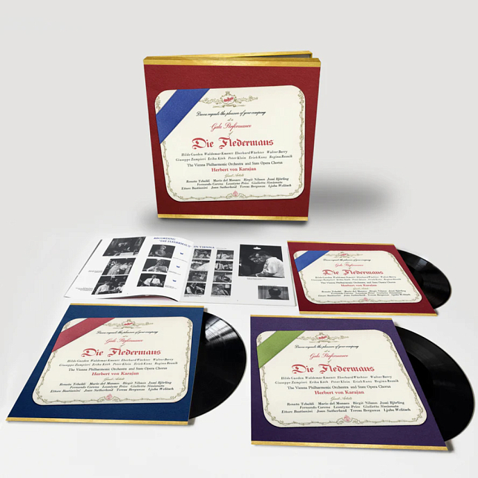 Бокс-сет Karajan, Herbert von Strauss J.: Die Fledermaus (Box-set) - 3LP - рис.1