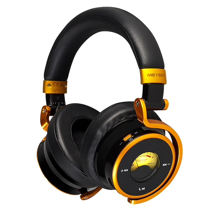 Беспроводные наушники Meters OV-1-B Jamaica Black Yellow - рис.2