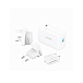 Сетевое зарядное устройство Anker PowerPort III Pod 65W White - рис.0