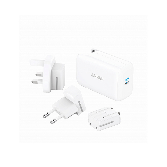 Сетевое зарядное устройство Anker PowerPort III Pod 65W White - рис.0