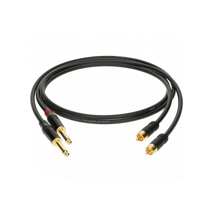 Кабель KLOTZ AL-RP0150 Black rca - jack 6.3mm 1.5m - рис.0