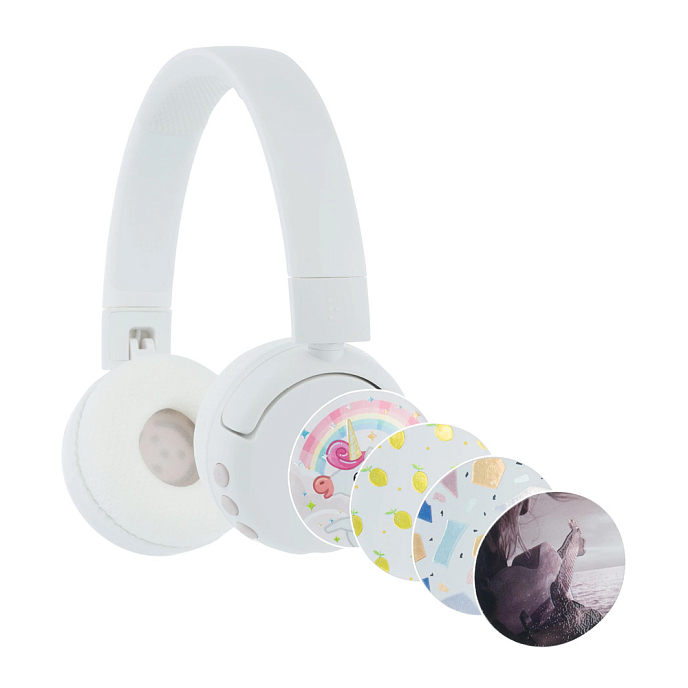 Беспроводные наушники Onanoff BuddyPhones POP Fun White - рис.0