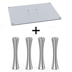 Стойка для Hi-Fi ddHiFi HS400 + SR85 x 4 Cool Gray/Silver