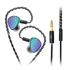 Наушники внутриканальные Celest Wyvern Black Remaster (with Mic) Malachite Violet 4.4mm