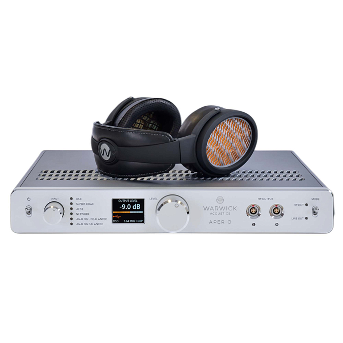 Усилитель для наушников с ЦАП Warwick Acoustics Aperio Amplifier Silver - рис.0