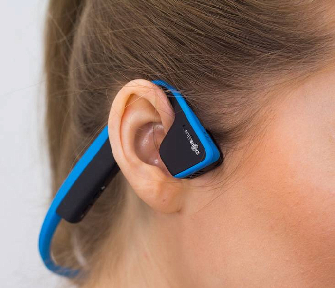 Беспроводные наушники AfterShokz Trekz Titanium AS600OB Ocean Blue - рис.9