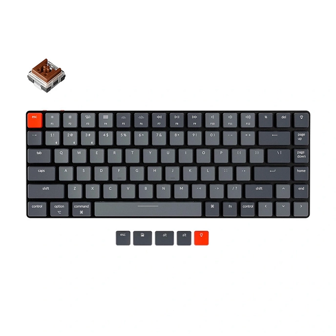 Клавиатура Keychron K3 v2 Backlight Brown Switch - рис.0