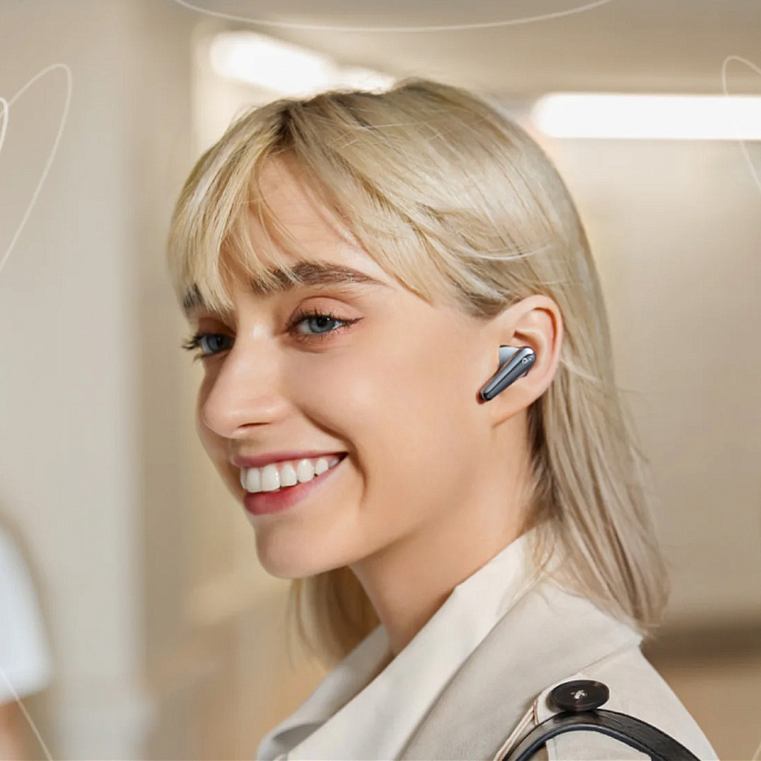 Беспроводные наушники Anker Soundcore Liberty 4 Pro NC matte light blue tws внутриканальные наушники с шумоподавлением_OpenBox - рис.8