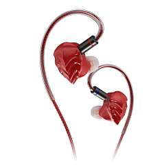 Наушники внутриканальные Hidizs MK12 x DucBloke 3.5mm Red
