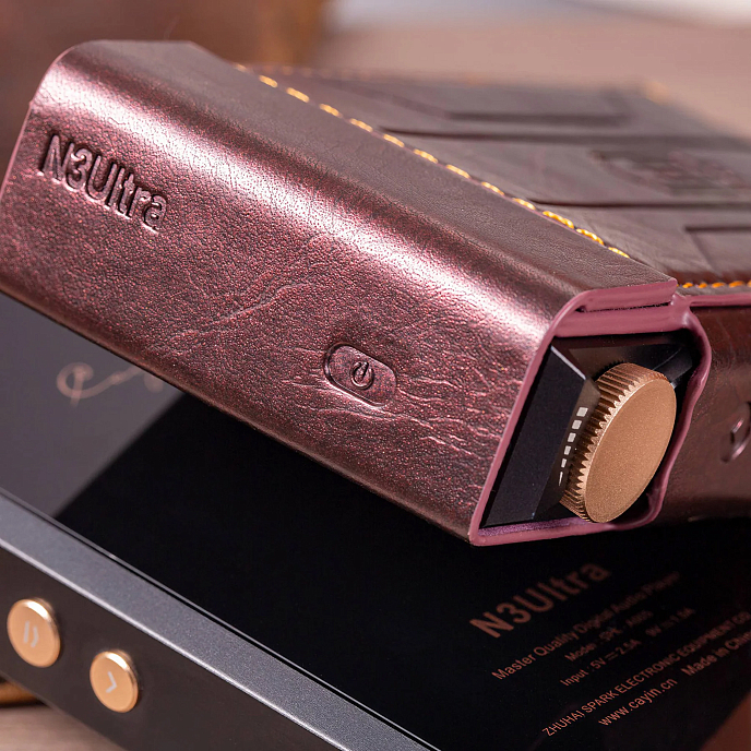 Чехол для плеера Cayin N3 Ultra Leather Case Purple - рис.3