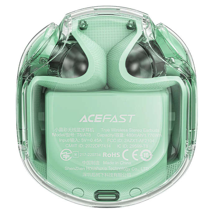 Беспроводные наушники ACEFAST T8 Mint Green - рис.6