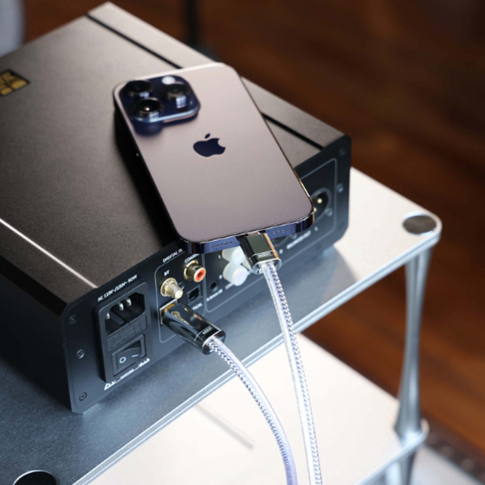 Кабель ddHiFi TC09BL Lightning - USB-B 1m - рис.2