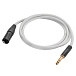 Кабель HeadMade Pro XLR-M - 6.3mm stereo White 1.5m - рис.1