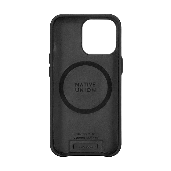 Чехол для смартфонов Native Union Clic Classic Case with MagSafe for iPhone 13 Pro Black - рис.0