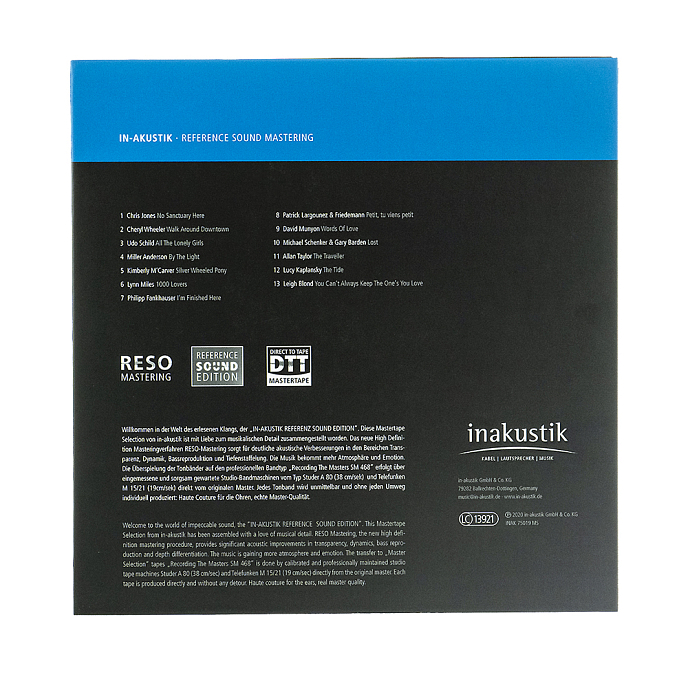 Магнитная лента Inakustik Tape - Great Voices Vol. 1 19/2 Магнитная лента - рис.2