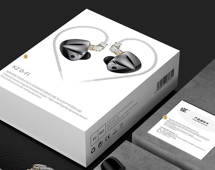 Наушники внутриканальные KZ D-Fi Switch without mic Black - рис.5