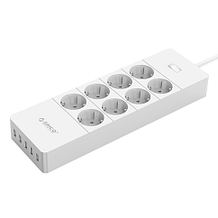 Сетевой фильтр Orico HPC-8A5U White