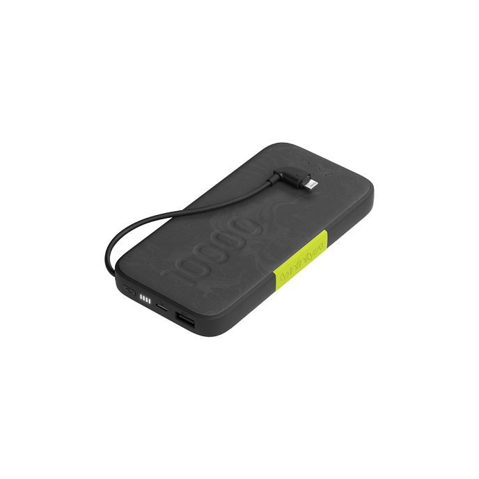 Внешний аккумулятор InfinityLab InstantGo 10000 Built-in Lightning Cable Black - рис.0
