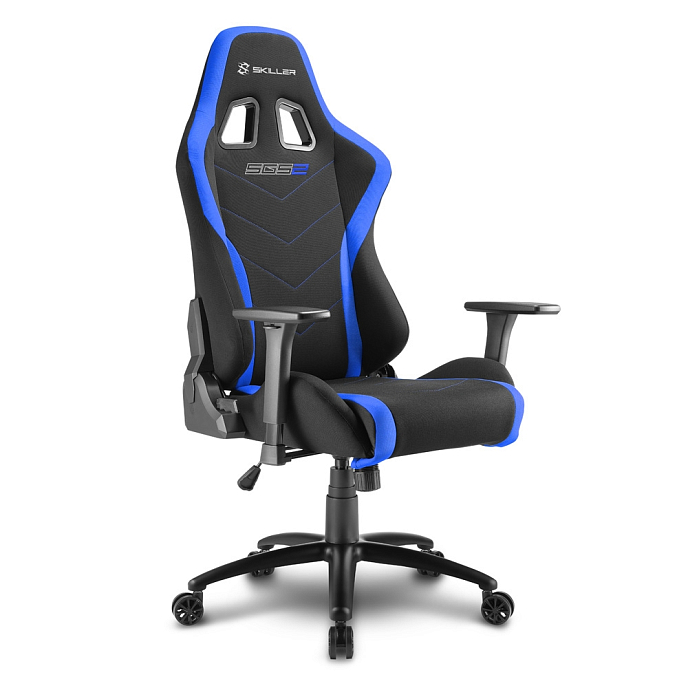 Компьютерное кресло Sharkoon Skiller SGS2 Blue Black - рис.2