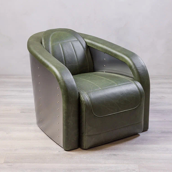 Кресло для прослушивания F2F Пилот Stainless Steel Green - рис.5