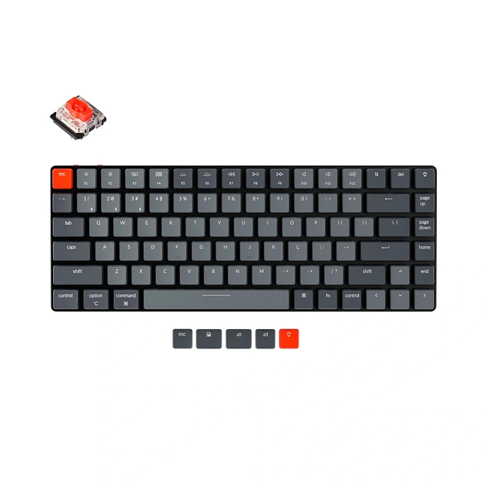 Клавиатура Keychron K3 v2 Backlight Red Switch - рис.0