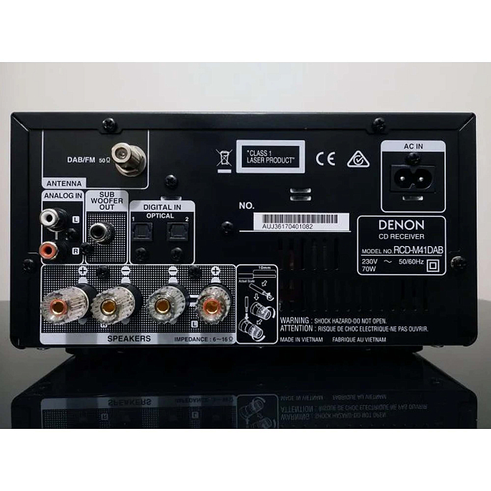 Ресивер Denon RCD-M41DAB Black - рис.5
