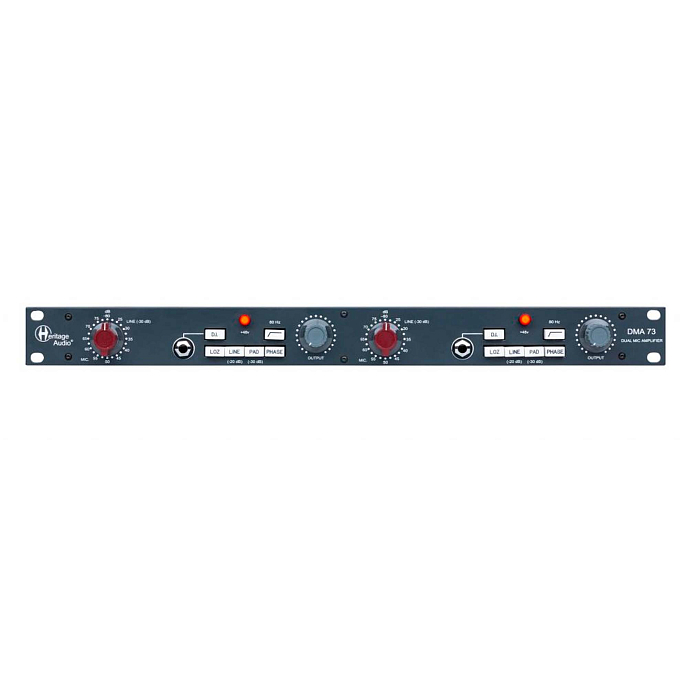 Микрофонный предусилитель Heritage Audio DMA 73 Black - рис.0