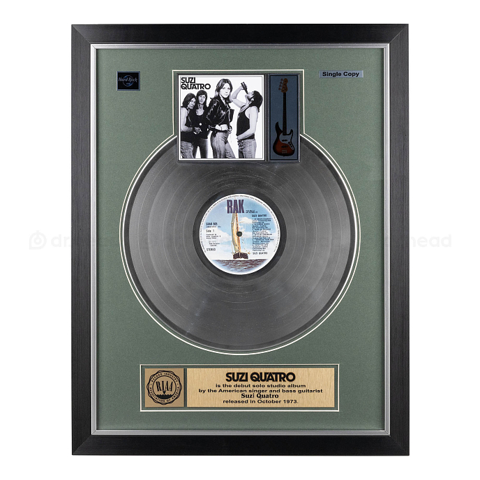 Сувенир Декор Платиновый диск Suzi Quatro – Suzi Quatro разноцветный - рис.0