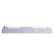 Клавиатура AULA F75 Graywood Switches white blue беспроводная механическая клавиатура_OpenBox - рис.1