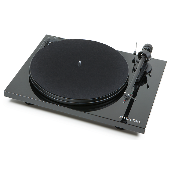 Проигрыватель винила Pro-Ject ESSENTIAL II DIGITAL OM 5e Piano Black - рис.0