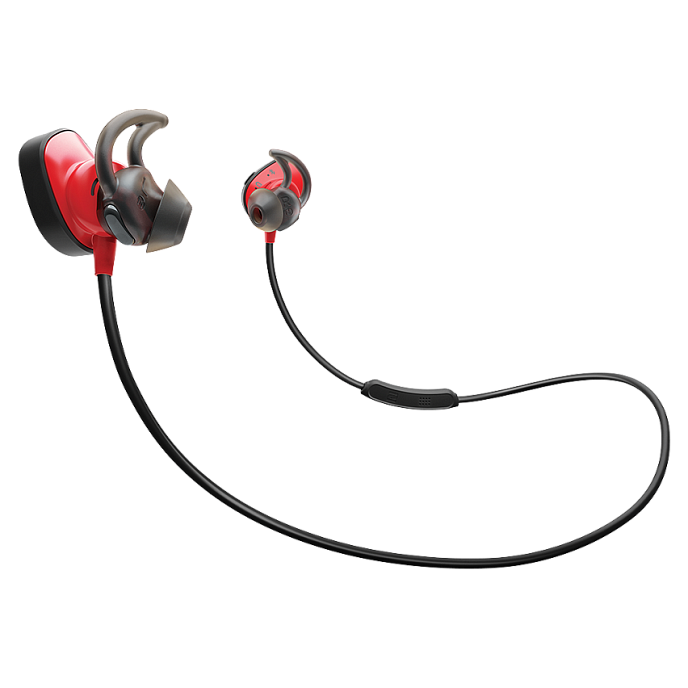 Беспроводные наушники Bose SoundSport Pulse wireless headphones red - рис.3