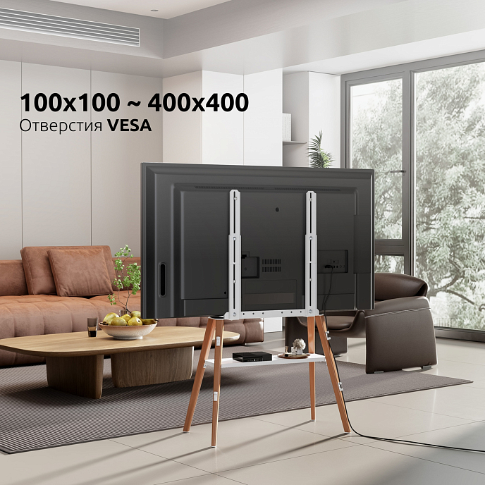 Стойка для Hi-Fi Uniteki STW008WOOD White - рис.8