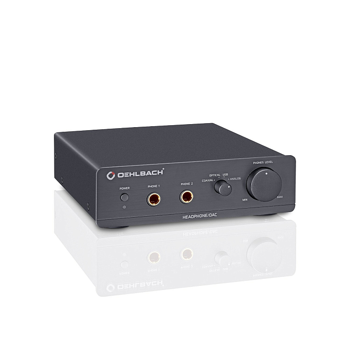 Усилитель для наушников с ЦАП Oehlbach XXL DAC Ultra Black - рис.0