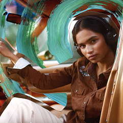 Беспроводные наушники Marshall Major V brown накладные беспроводные наушники_OpenBox