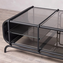 Стойка для Hi-Fi F2F Кинотека Matte Black Graphite Black