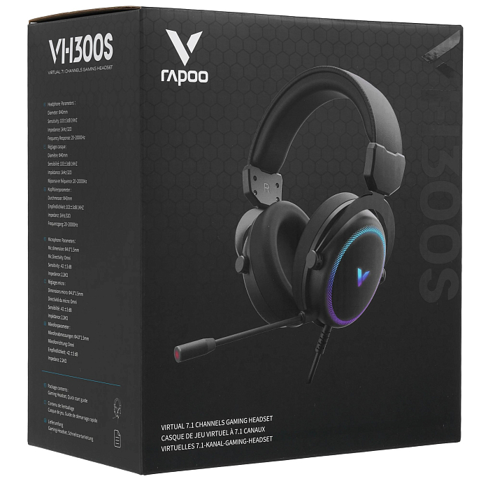 Наушники полноразмерные Rapoo VH300S Black - рис.10