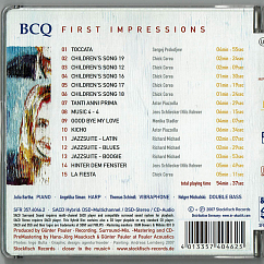 CD-диск Blue Chamber Quartet - First Impressions SACD