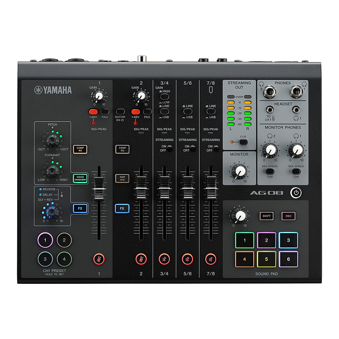 Микшерный пульт Yamaha AG08 Black - рис.2
