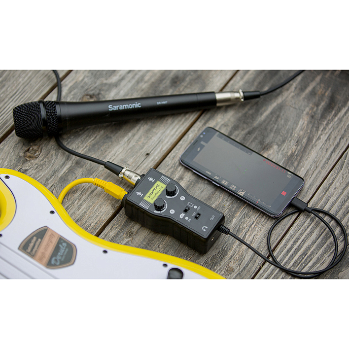 Аудиоинтерфейс Saramonic SmartRig Plus UC Black - рис.3