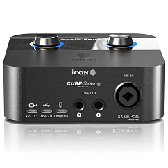 Аудиоинтерфейс iCON Cube2Nano S Black
