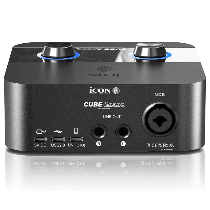 Аудиоинтерфейс iCON Cube2Nano S Black - рис.2