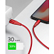 Кабель Anker PowerLine+ II USB-C - Lightning Red 1.8m - рис.5