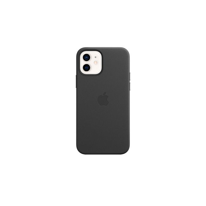 Чехол для смартфонов Apple iPhone 12 + 12 Pro Leather Case with MagSafe Black - рис.3